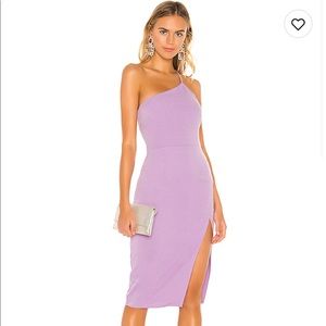 Lilac Revolve One-Shoulder Dress